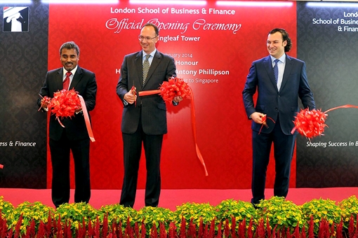 The British High Commissioner to Singapore Opens LSBF’s New CBD Institute