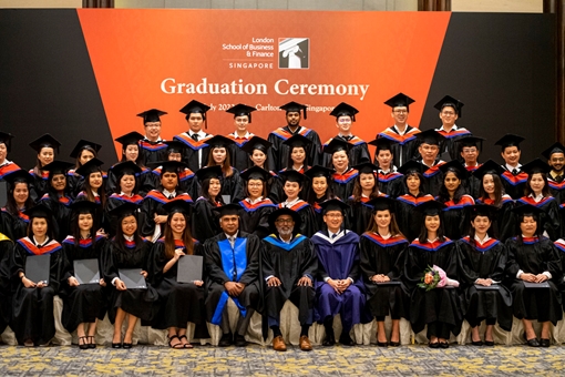 LSBF Singapore Hold its 8th Graduation Ceremony