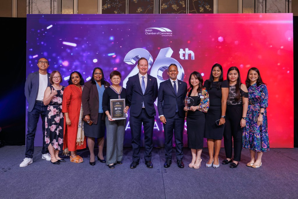 LSBF Singapore Campus wins big “Business Transformation Award” and Named Highly commendable “Employer of the Year” at the BritCham Awards 2025